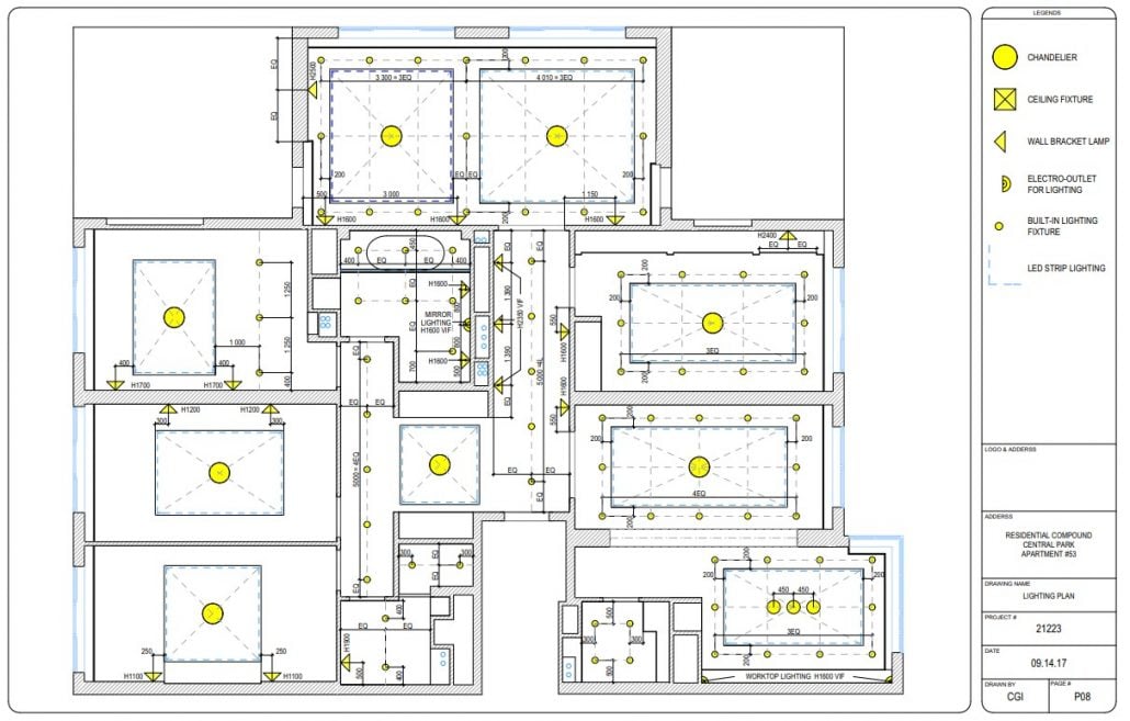 CAD Design Drawings for the Construction Process
