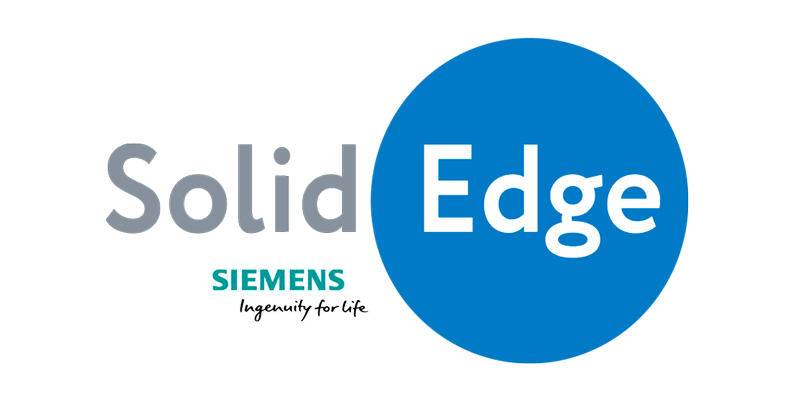 The Logo of 2D and 3D Drafting Soft SolidEdge