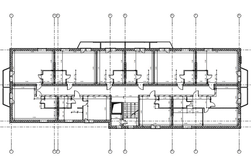 A Floor Layout of a Residential Building