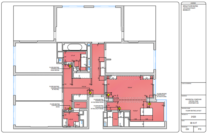 Fundamental Interior CAD Floor Plans