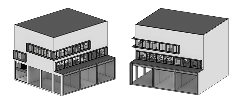 Revit 3D Model of a Building