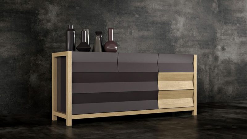 Product Image for a Media Console in Brown