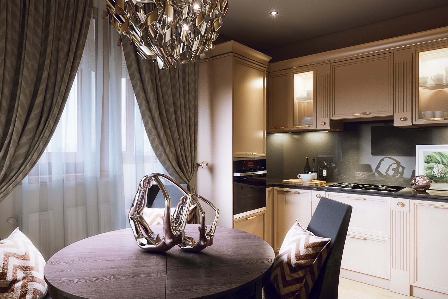 Kitchen 3D interior design