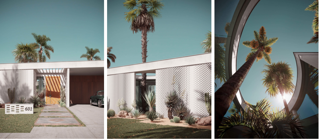 Architectural Renders for a Villa in California