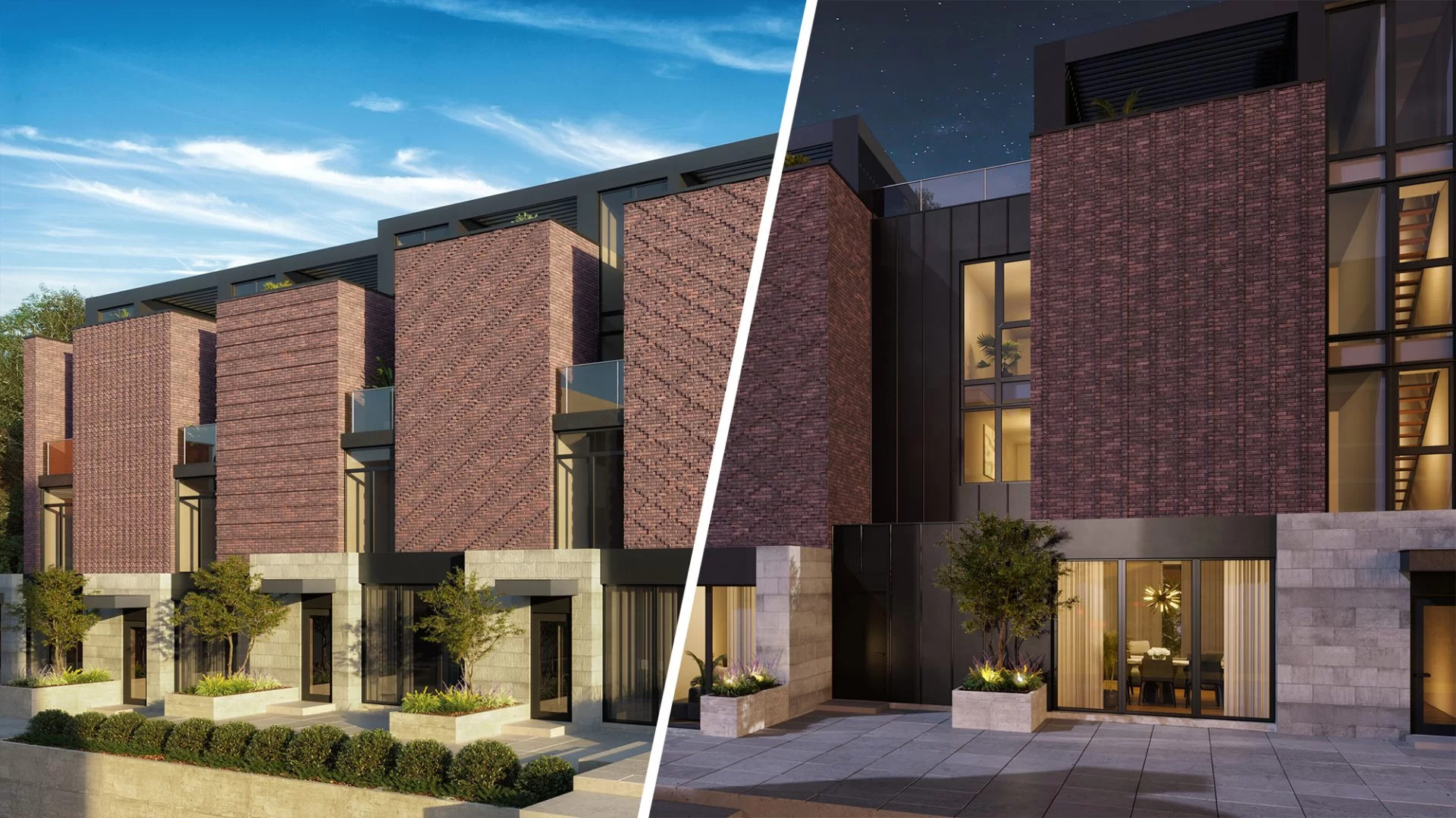 3D Exterior Visualization for a Townhouse in Canada