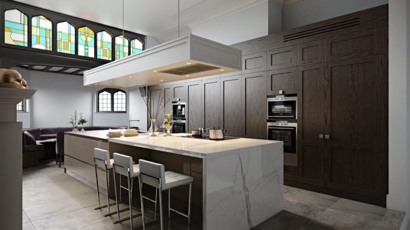 5 Problems Architects Solve With Photorealistic Architectural Rendering: Kitchen Design View04