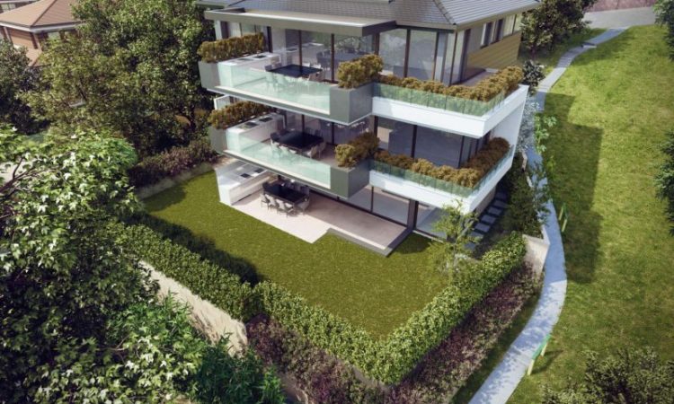 House exterior 3D rendering Architectural 3D Rendering House