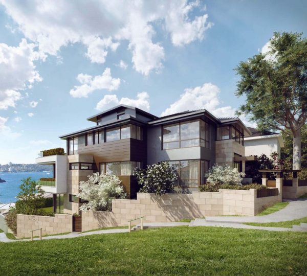 Smashing House Exterior Rendering Created By A CGI Artist For Project Presentation