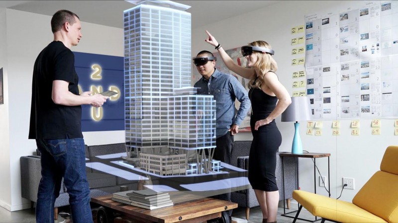 High-End Augmented Reality Presentations for an Architectural Project