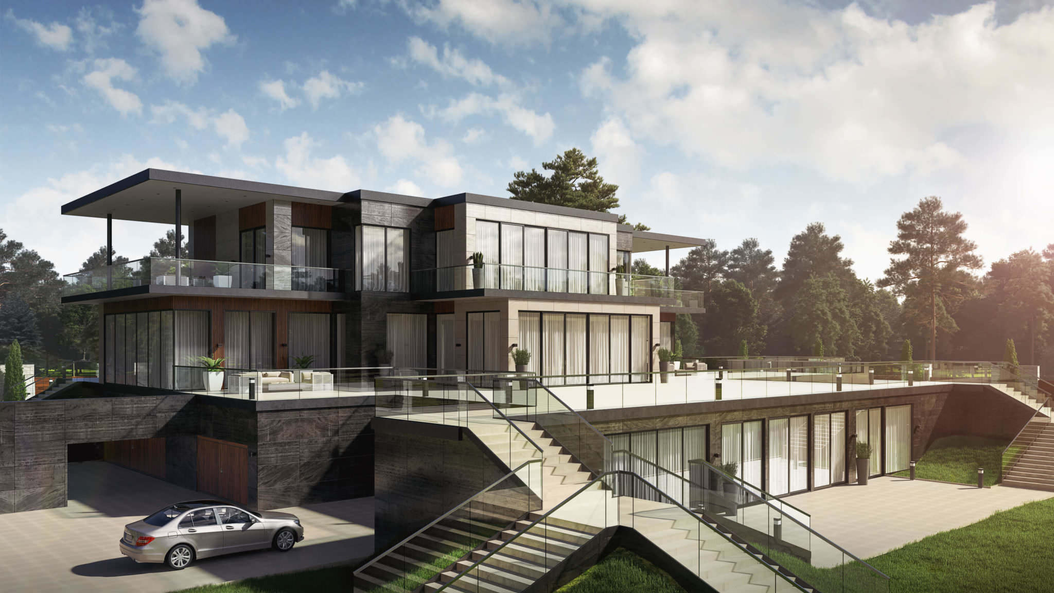House Design 3D Architectural Visualization