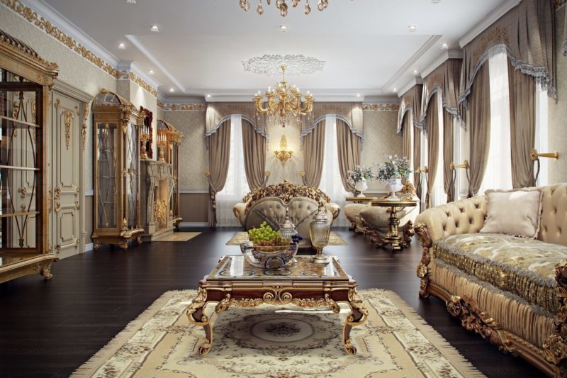 3D Visualization for a Spectacular Living Room Interior