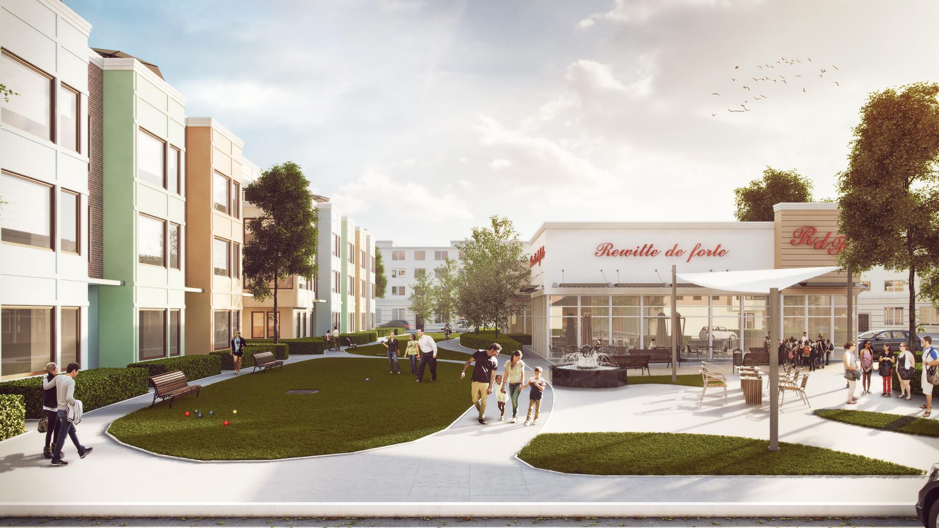 3D Visualization of a Store External Design