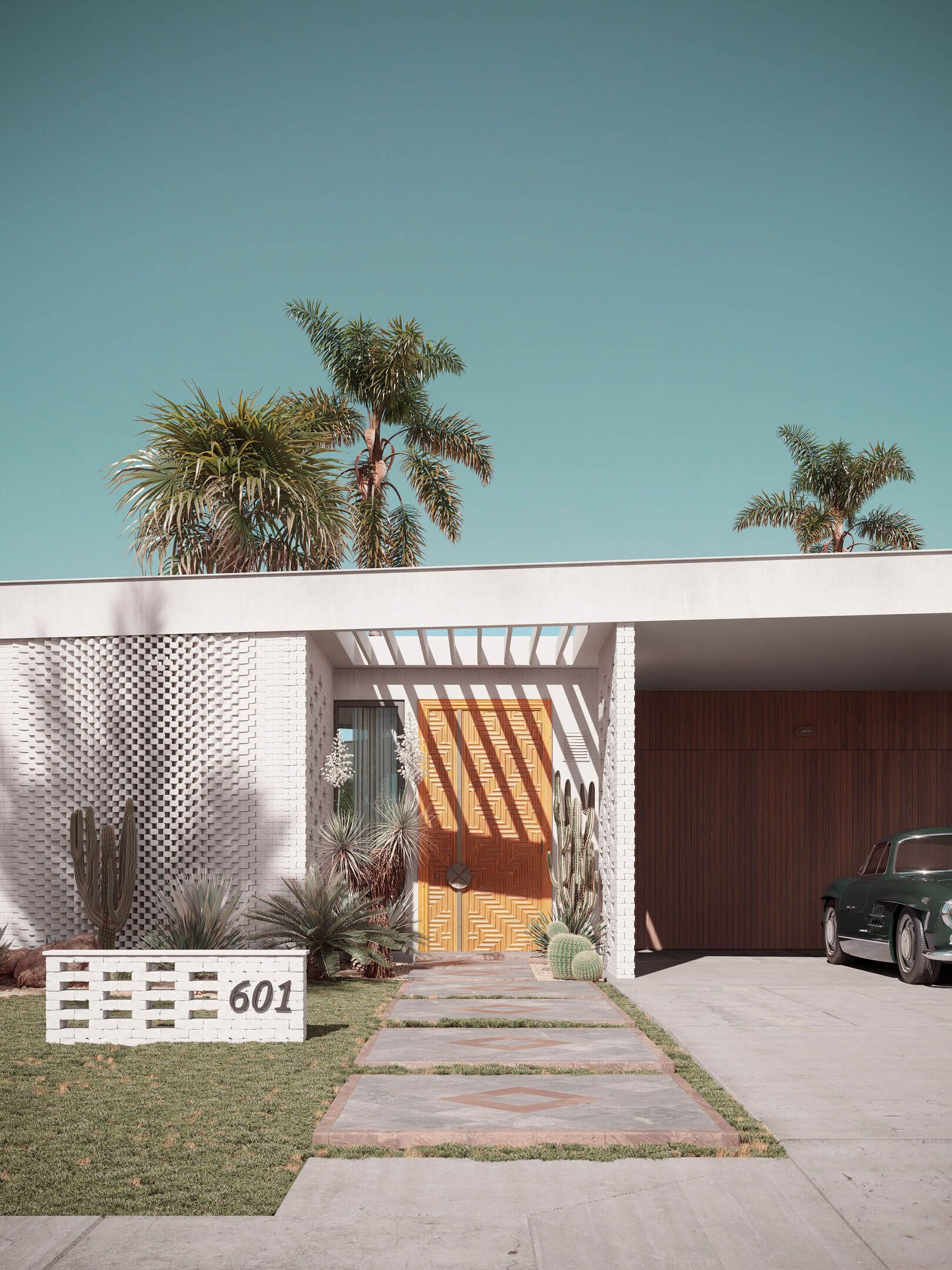 Architectural Visualization for a Villa in LA