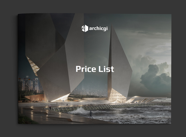 ArchiCGI High-End 3D Rendering Services Price List