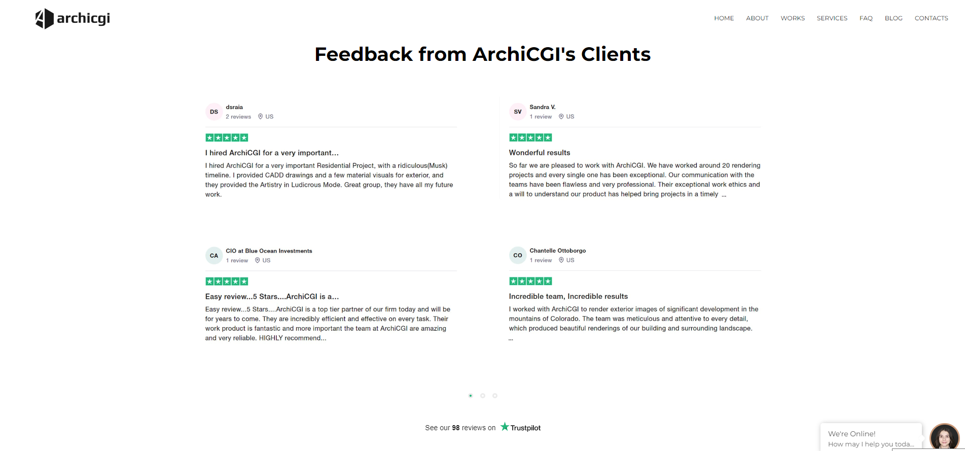 Marketing an Architecture Firm: Example of Feedback