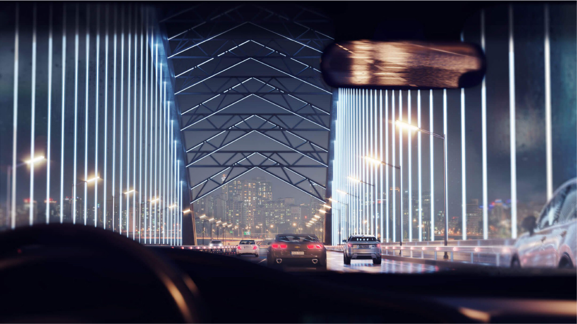 CG Bridge Architectural Visualization