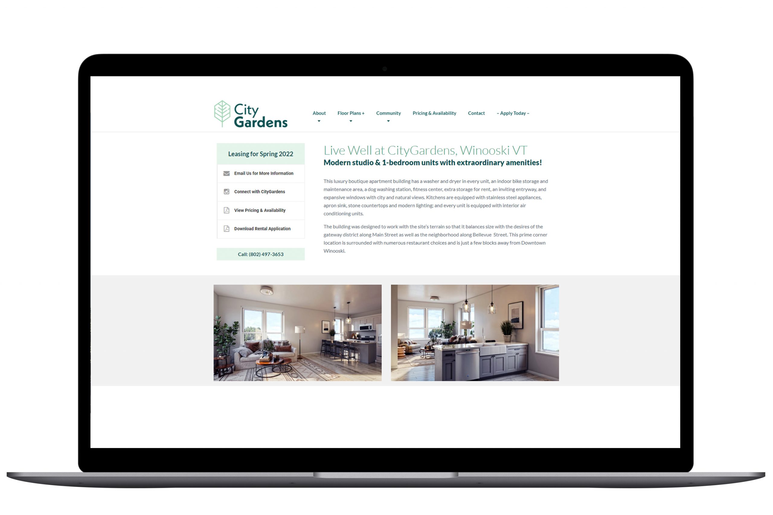 Interior Renders for a Real Estate Website