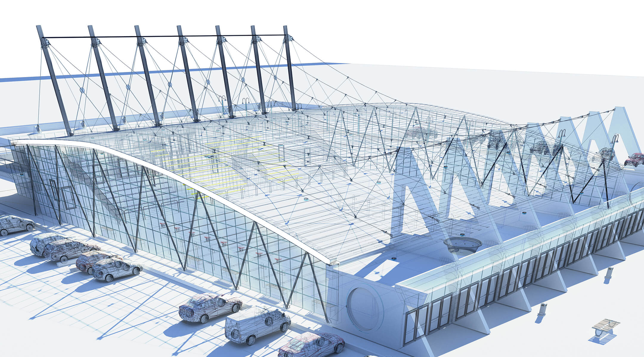 Technical Drawing for an Architecture Presentation