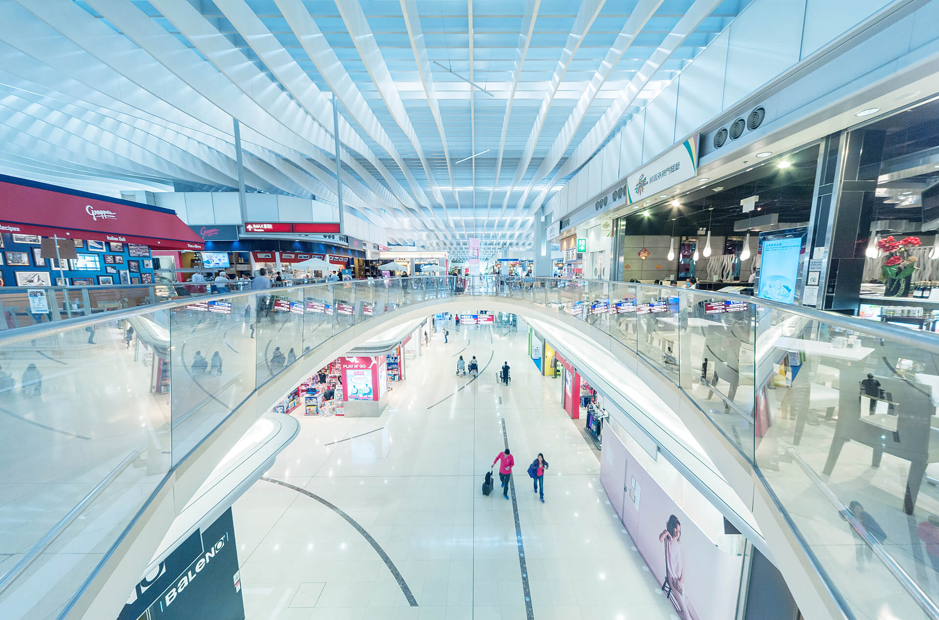 Shopping Area of an Airport Terminal