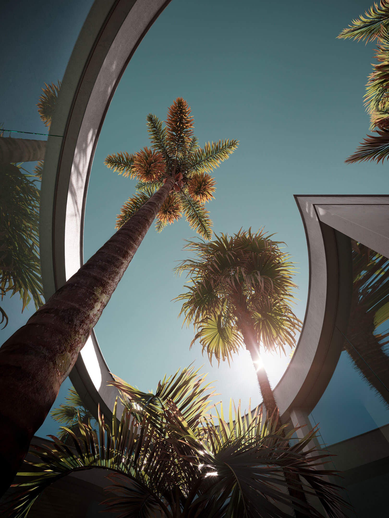 3D Artistic Shot for a Villa Concept