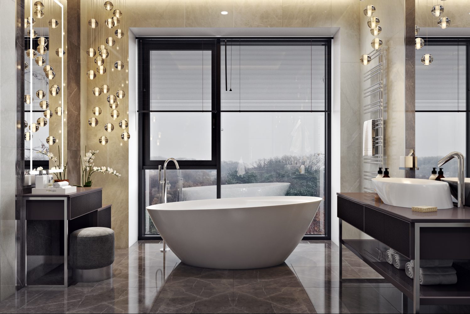 Bathroom Visualization for an Elegant Design Project