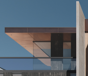 Copper Finish in the Architectural Rendering