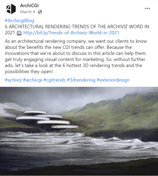 Updating a Social Media Account with the Latest Trends for Architects