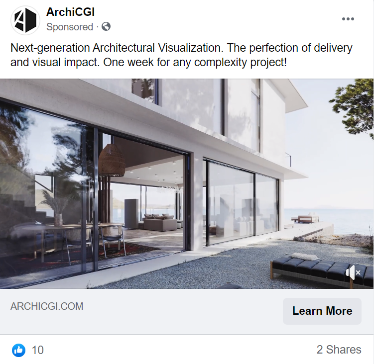 An Ad for Architects in Social Media
