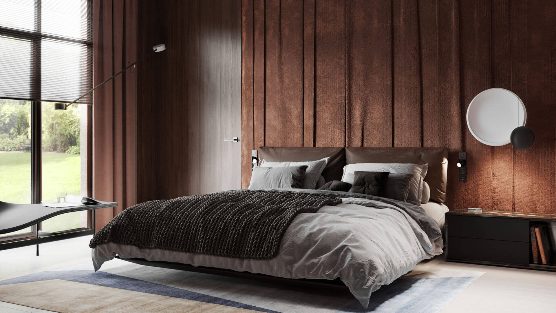 Photorealistic CGI to Show Bedroom Finishes and Textiles Selection