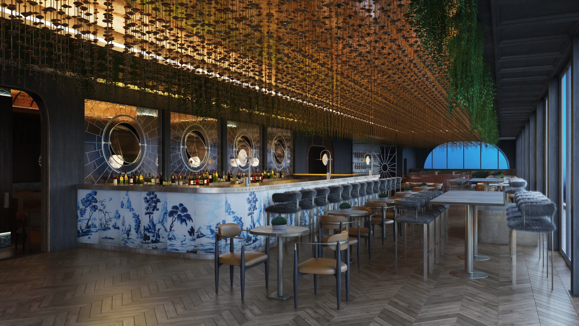 Preliminary Results of a Restaurant CGI Project