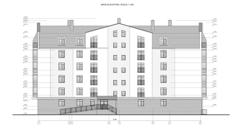 Exterior Elevation Drawing