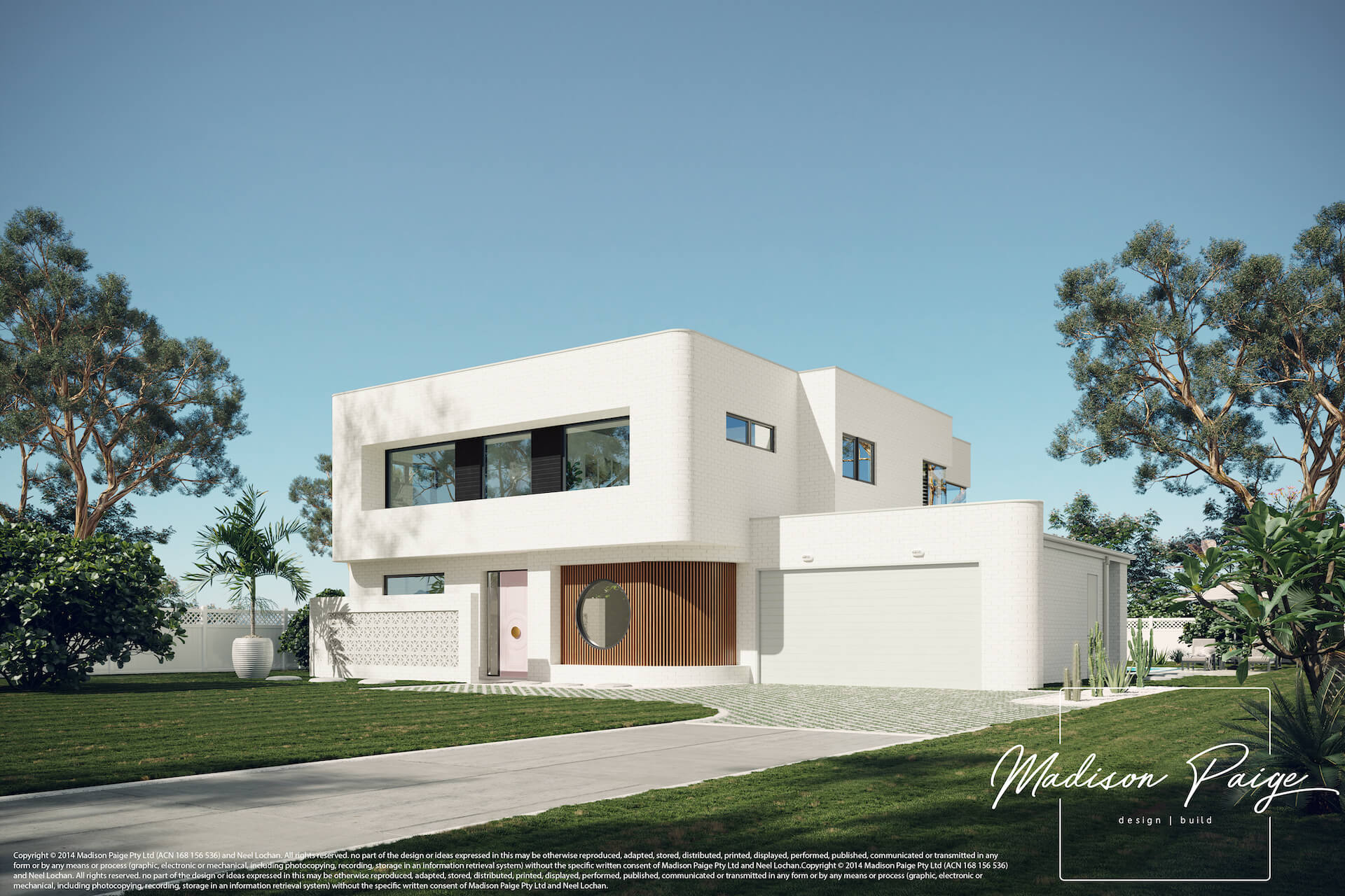 3D House Exterior Visualization for a Project in Australia