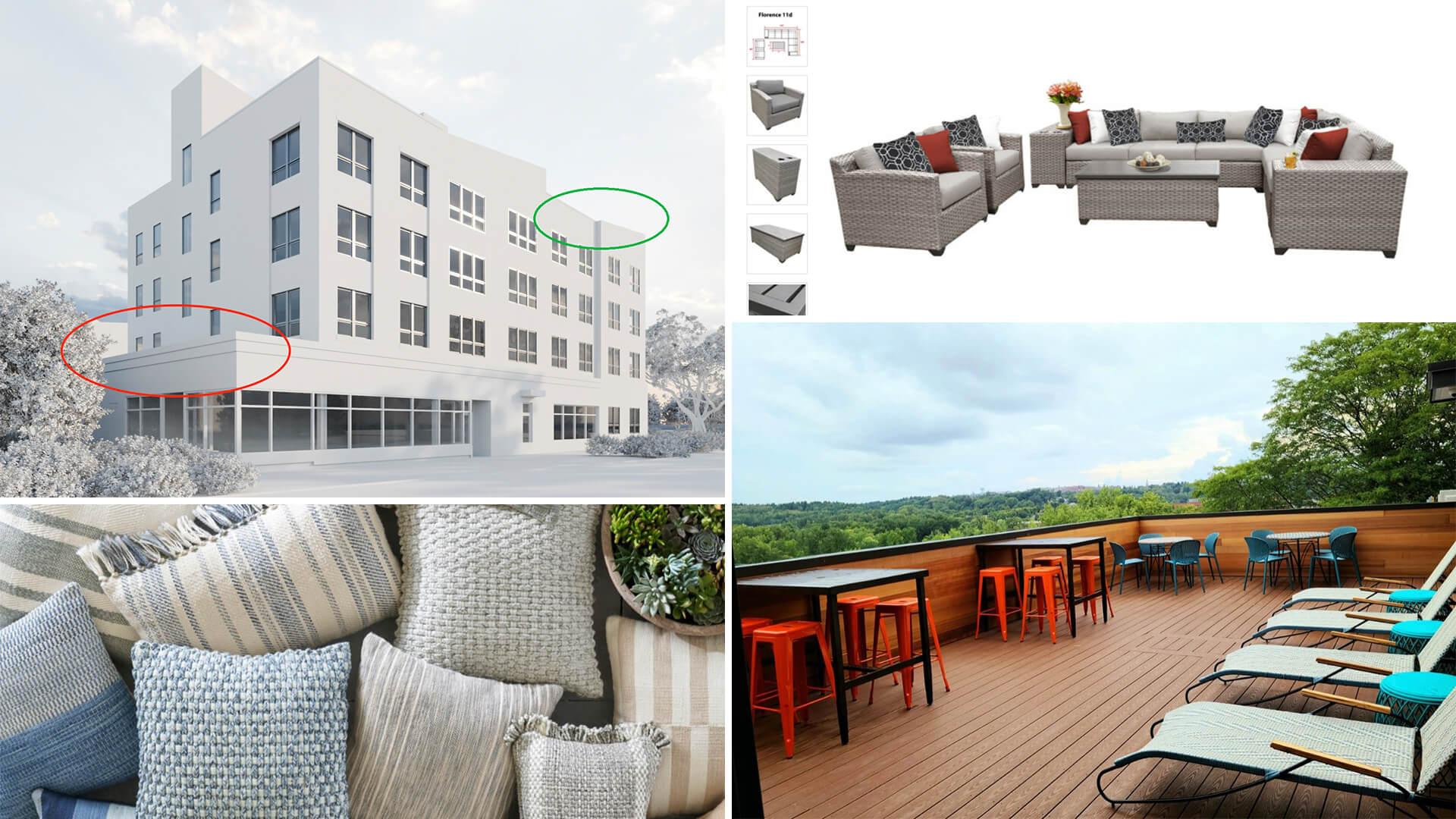 References for Rooftop Terrace CGI