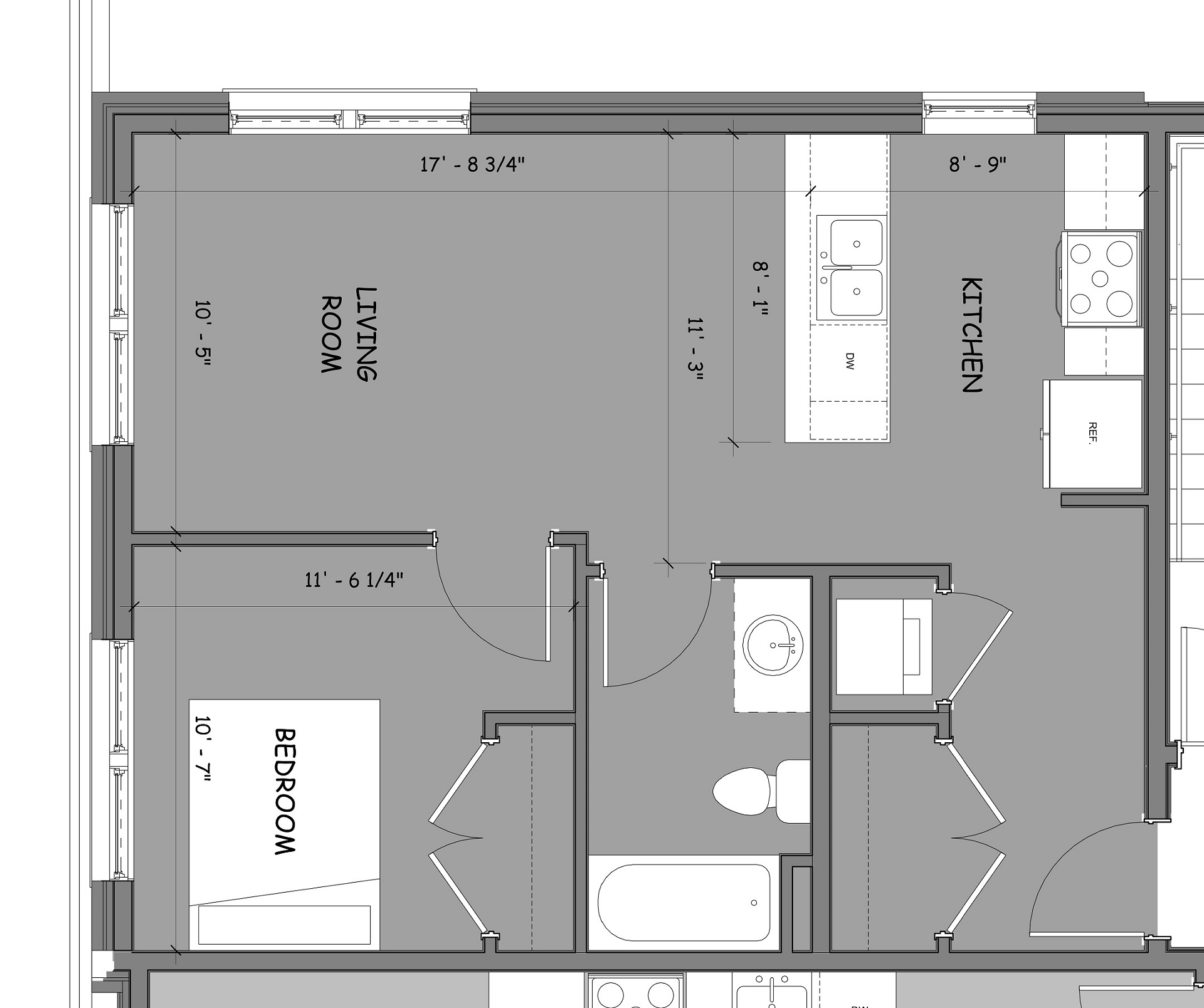 Floor Plan of a Real Estate Apartment