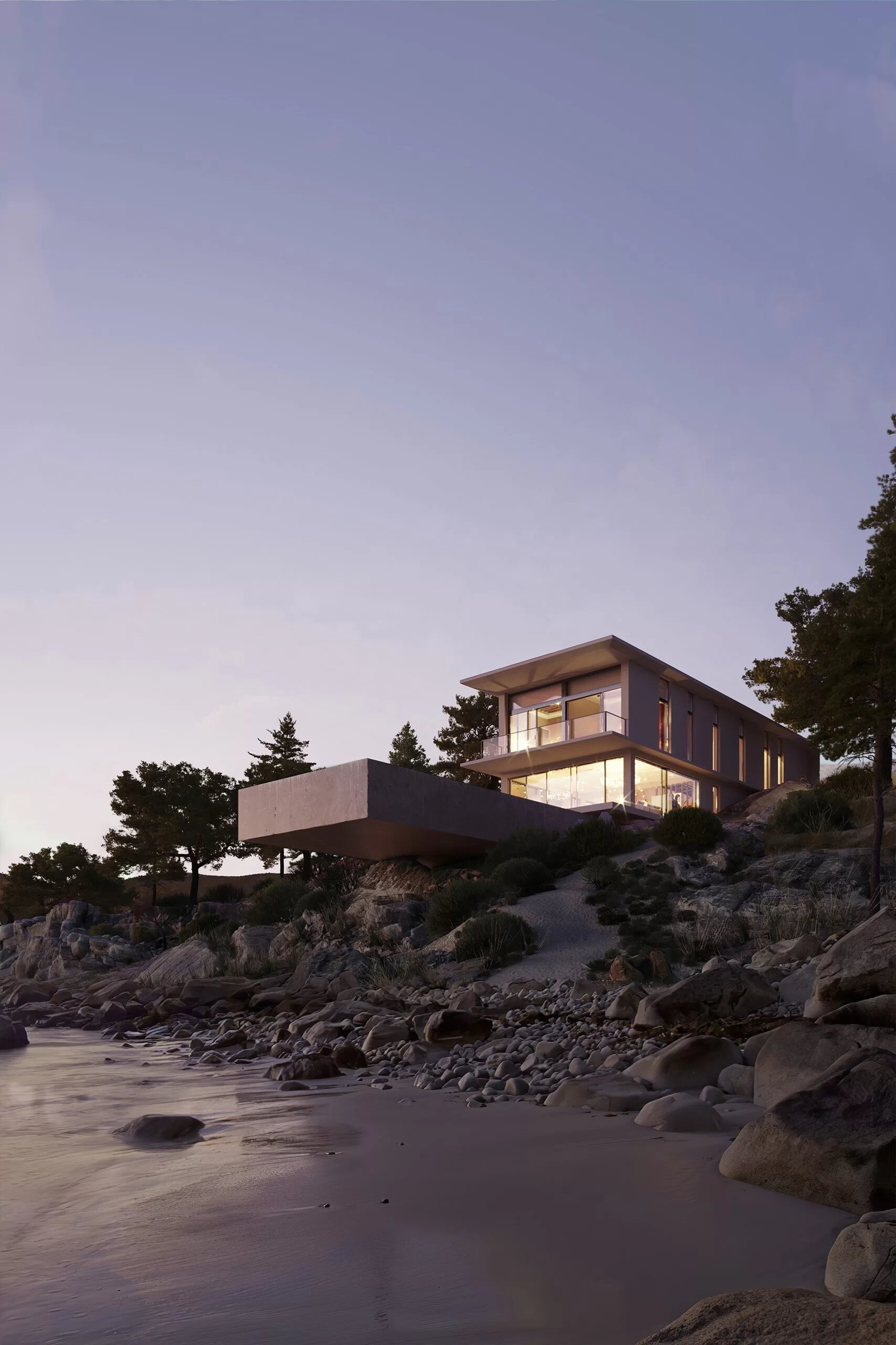 Architectural CGI for a Lakeside Villa
