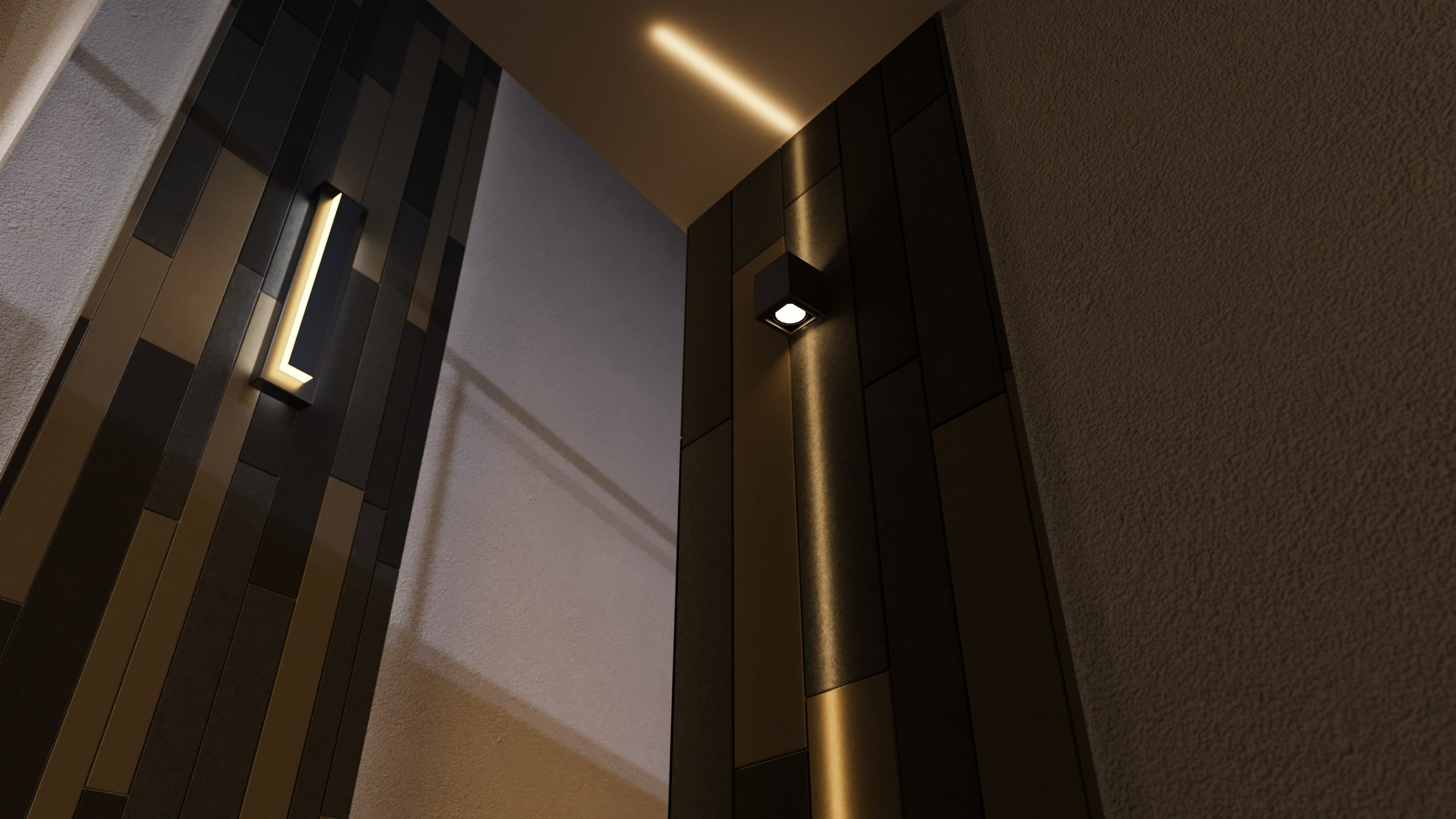 Wall Finishes and Light Fixtures for Future 3D Animation