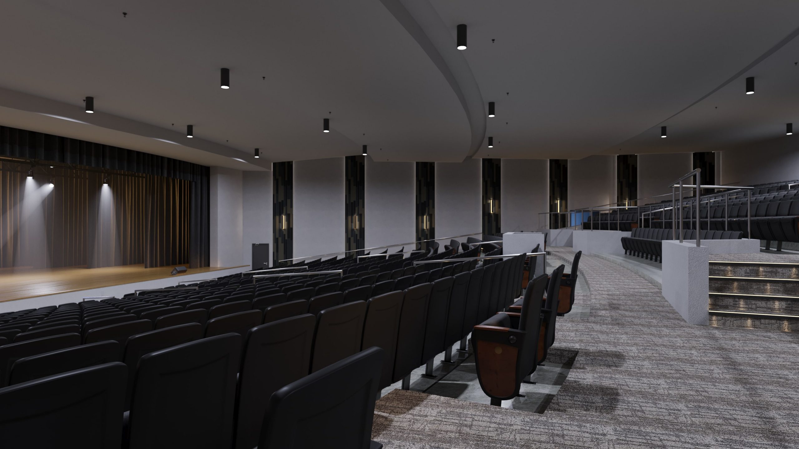 Photoreal 3D Visualization of a Theater in Florida