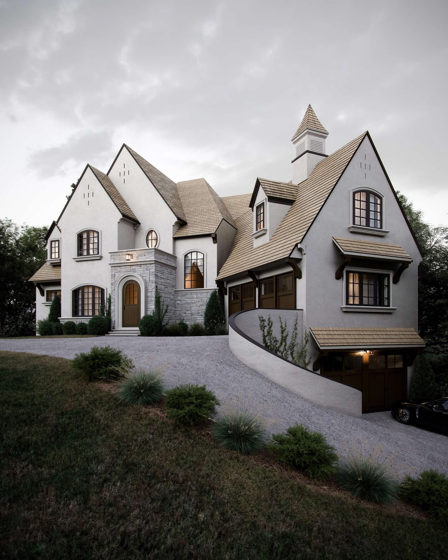 3D Visualization of an Elegant North Carolina Residence Concept