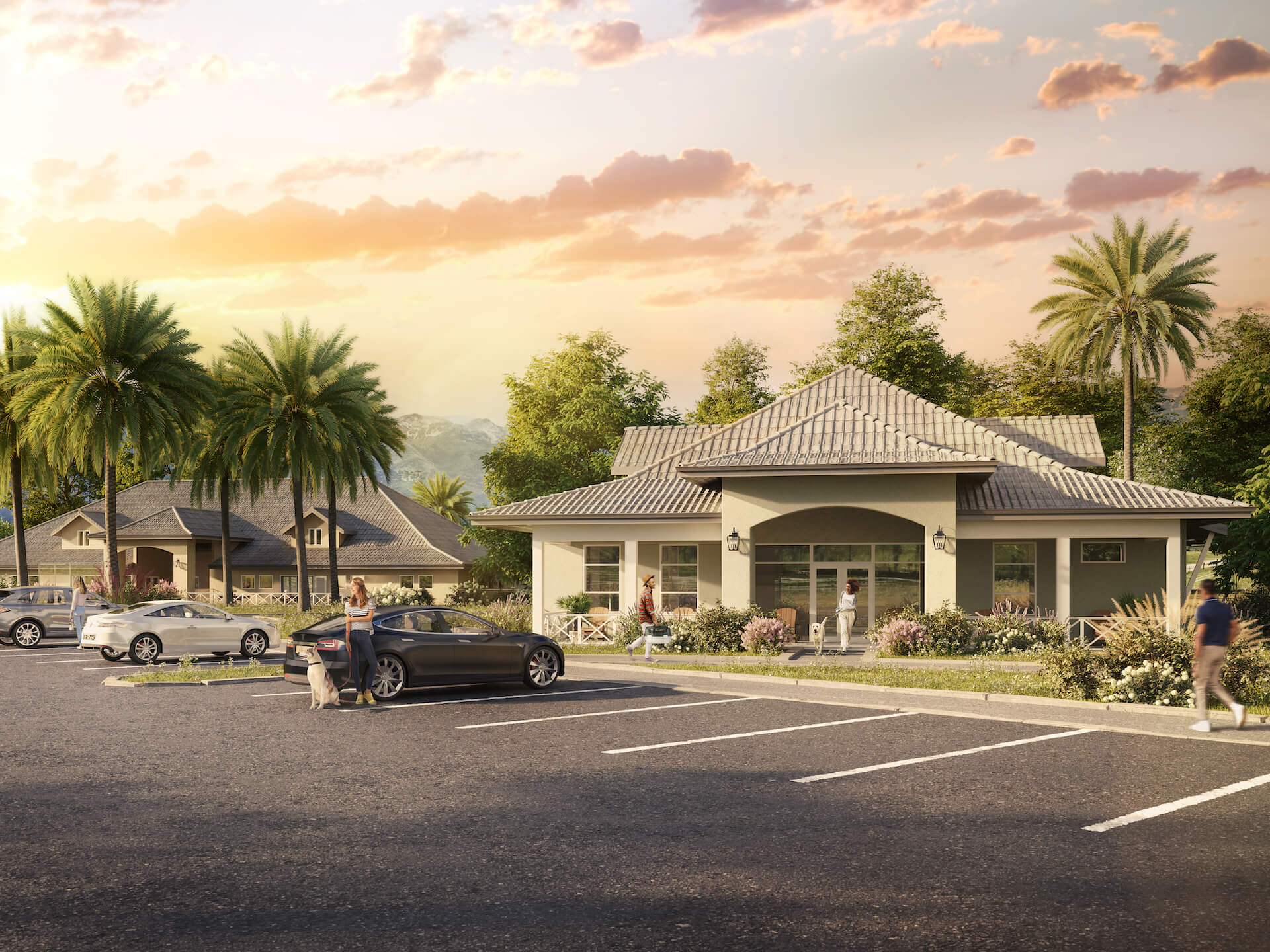 3D Building Rendering for a Veterenary Clinic in Hawaii