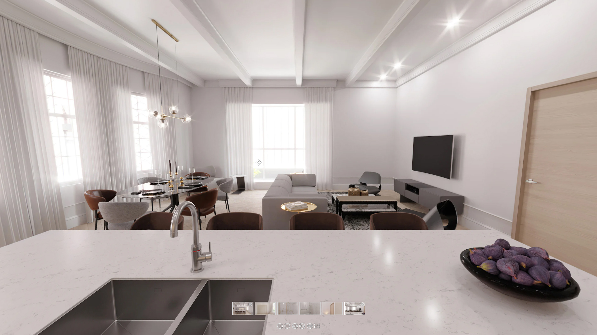 3D Real Estate Virtual Tour for a Luxurious Condo
