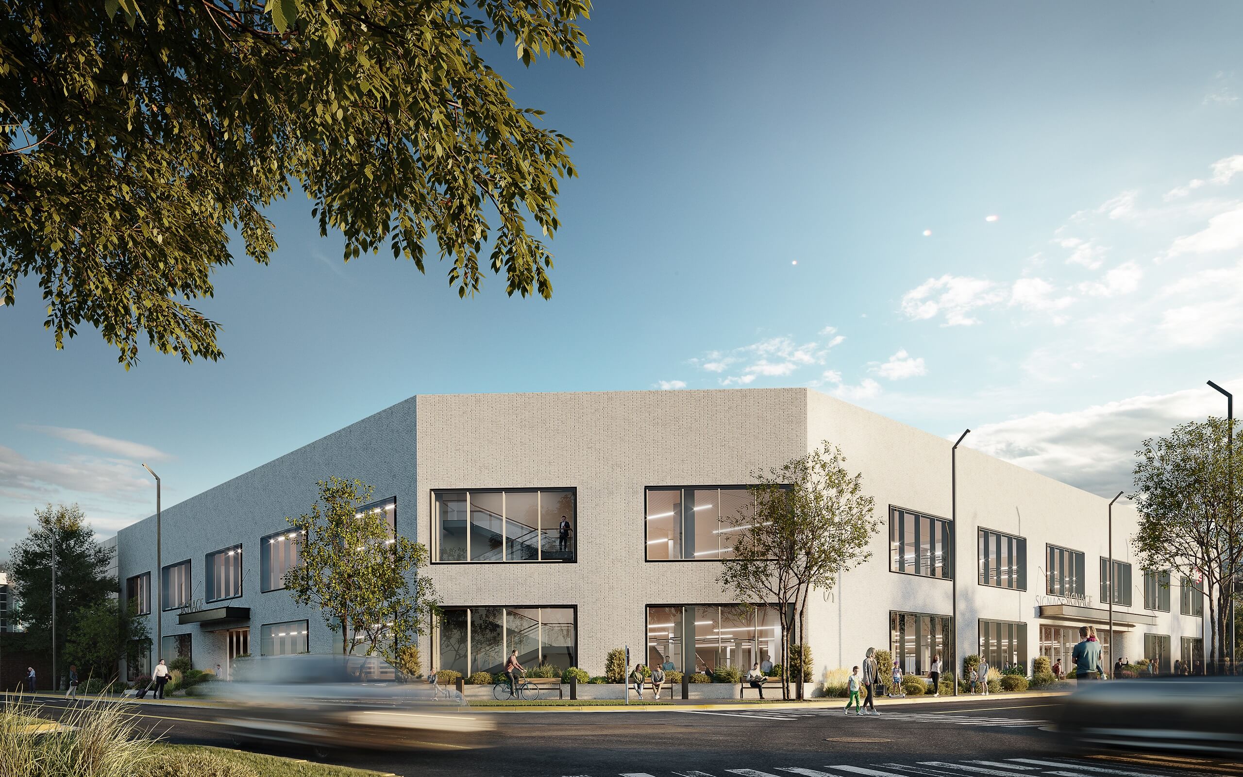 Photorealistic 3D Visualization of a Modern Building