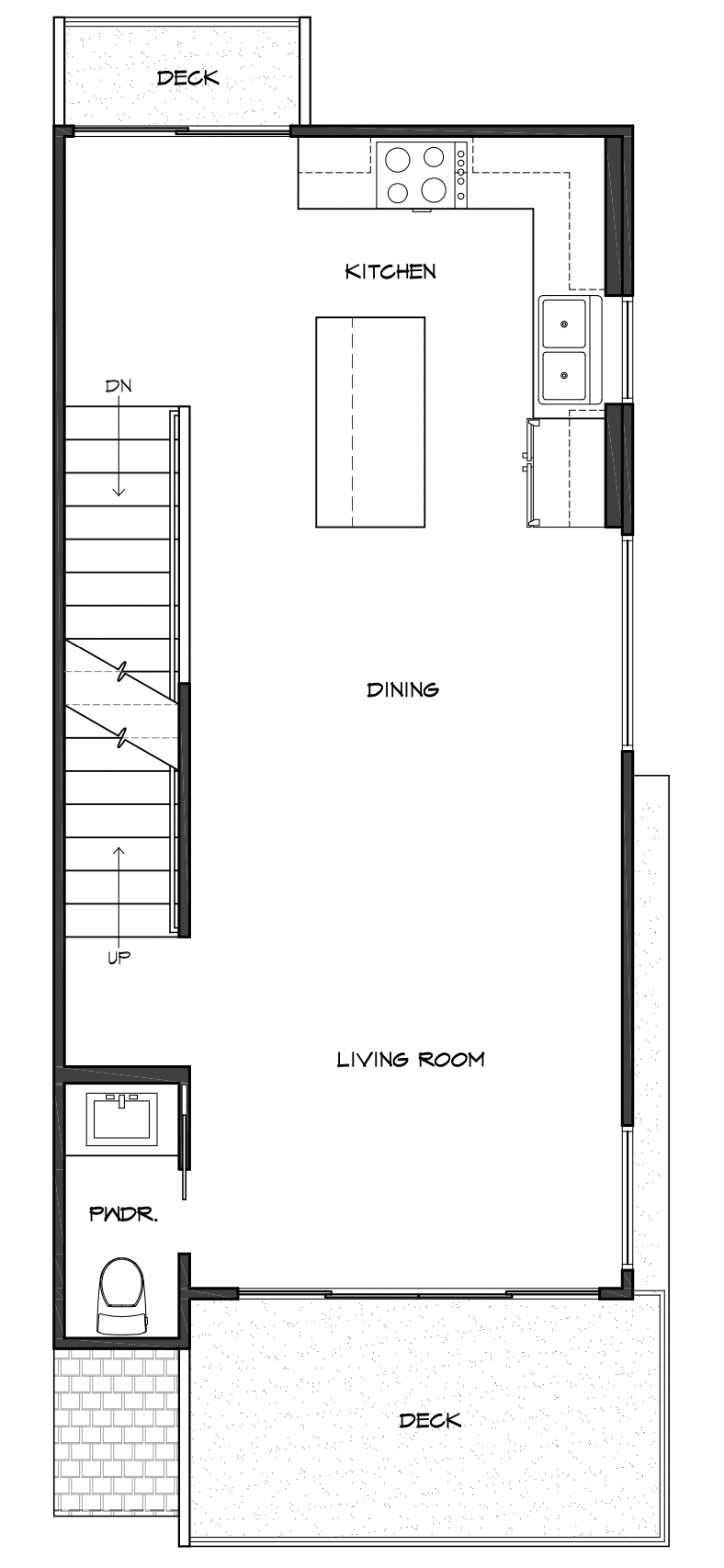 Real Estate Floor Plan Reference for Virtual Tour: Second Floor