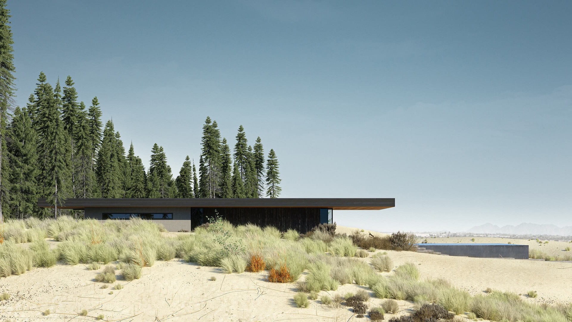 CGI Exterior of a Residence