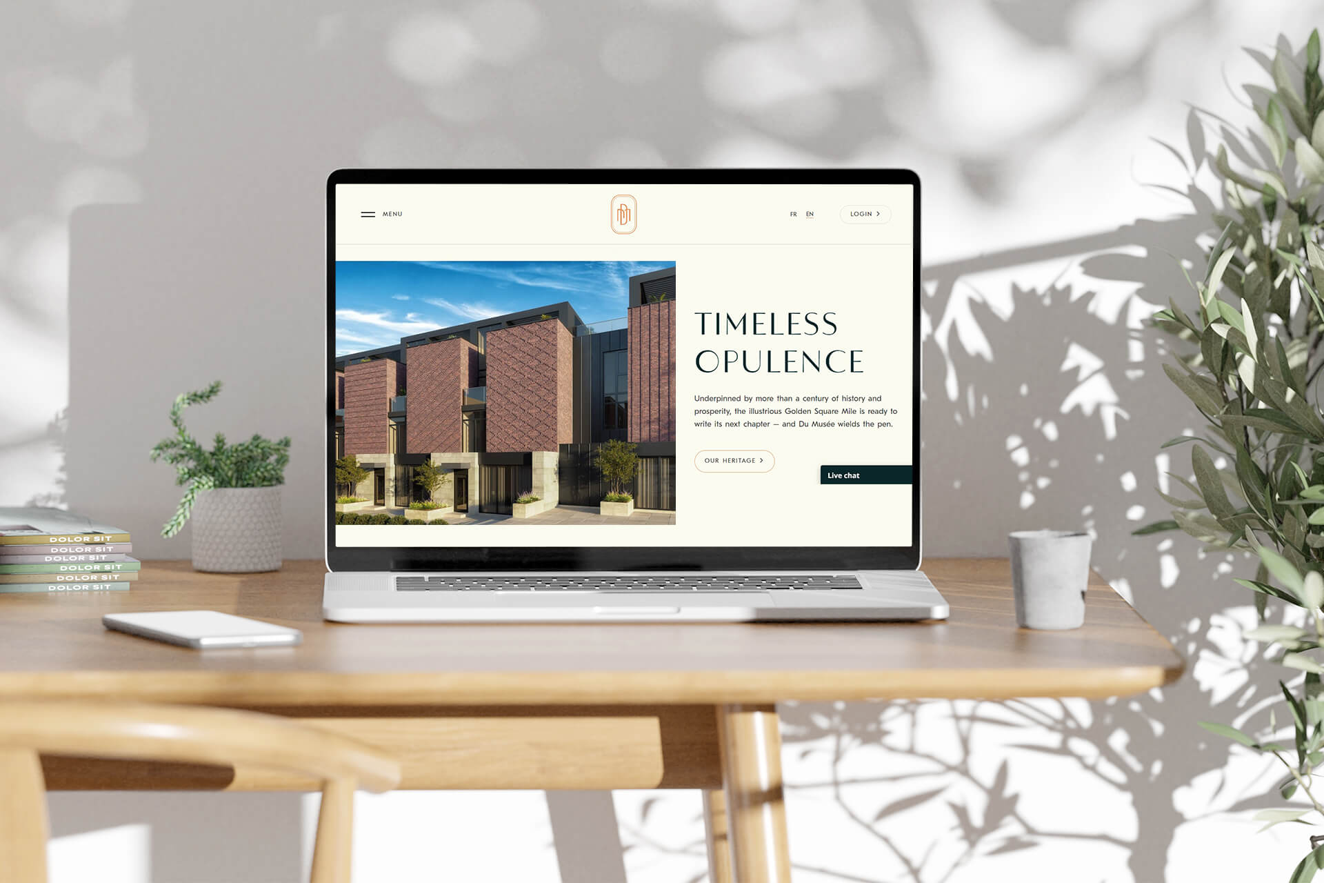 Webpage Design for a Real Estate Company