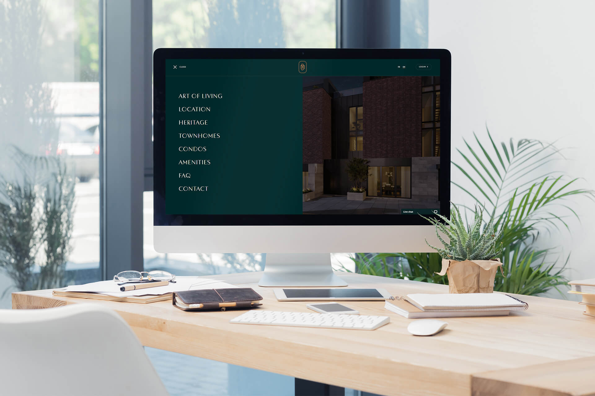 Intuitive Real Estate Website Navigation