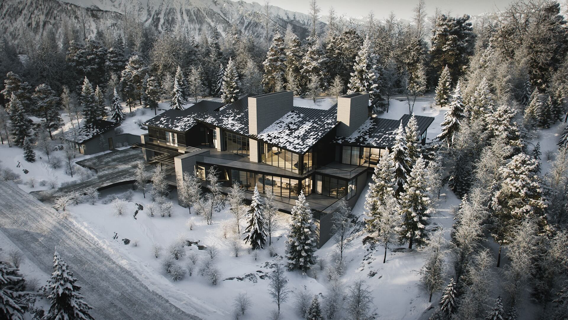Intermediate Results of the Winter Residence 3D Visualization