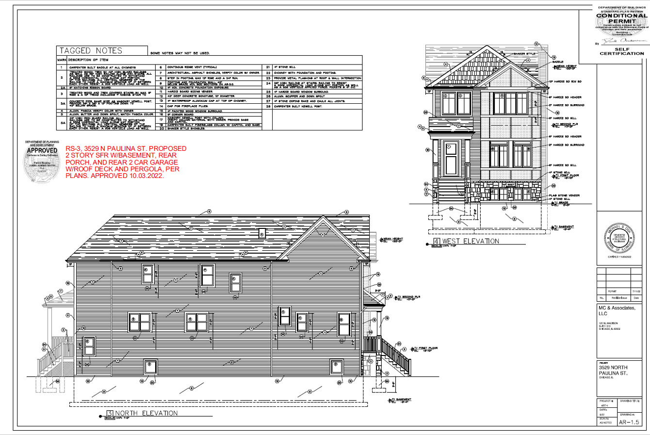 Property Elevations Drawing