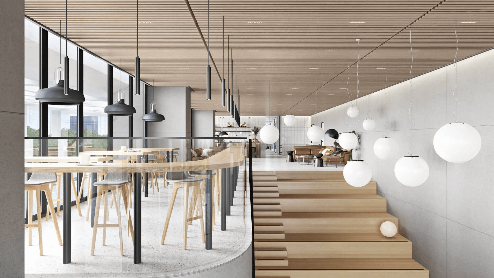 Cafe 3D Rendering