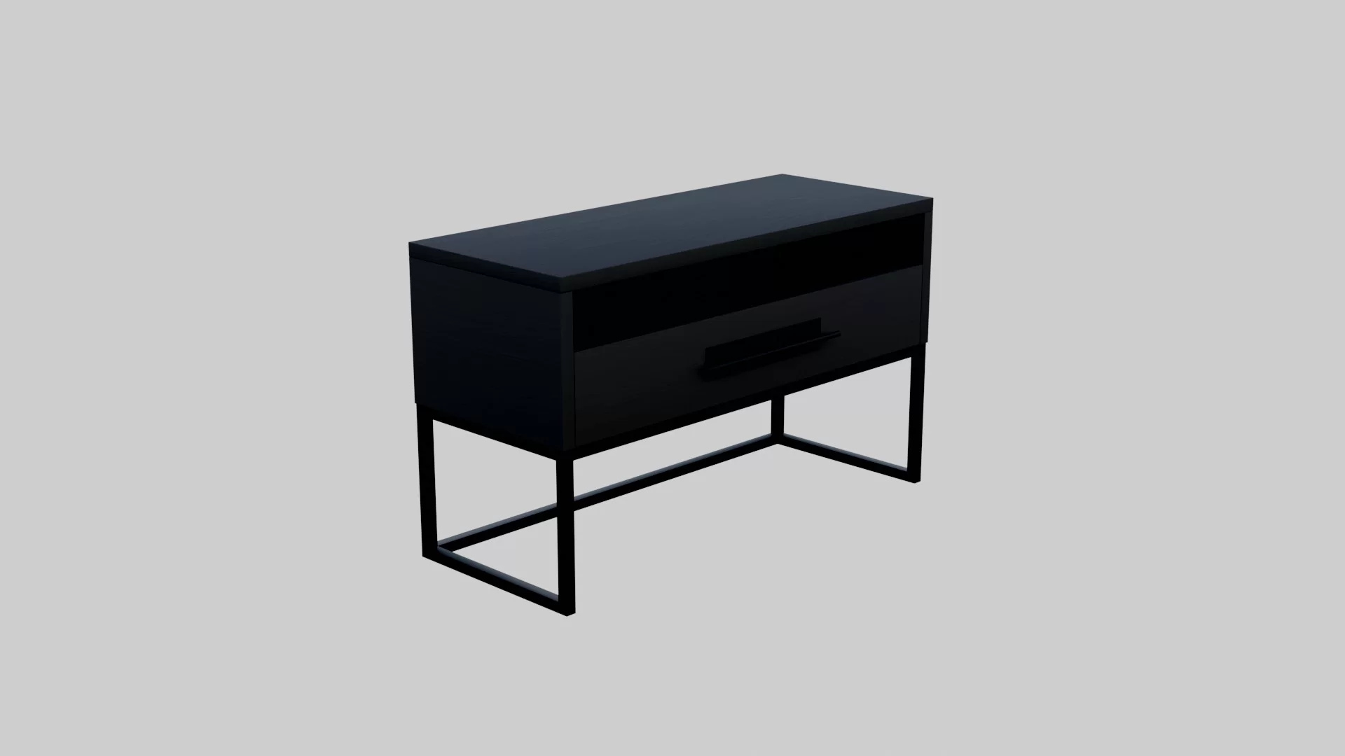 Low-poly 3D Model of Furniture