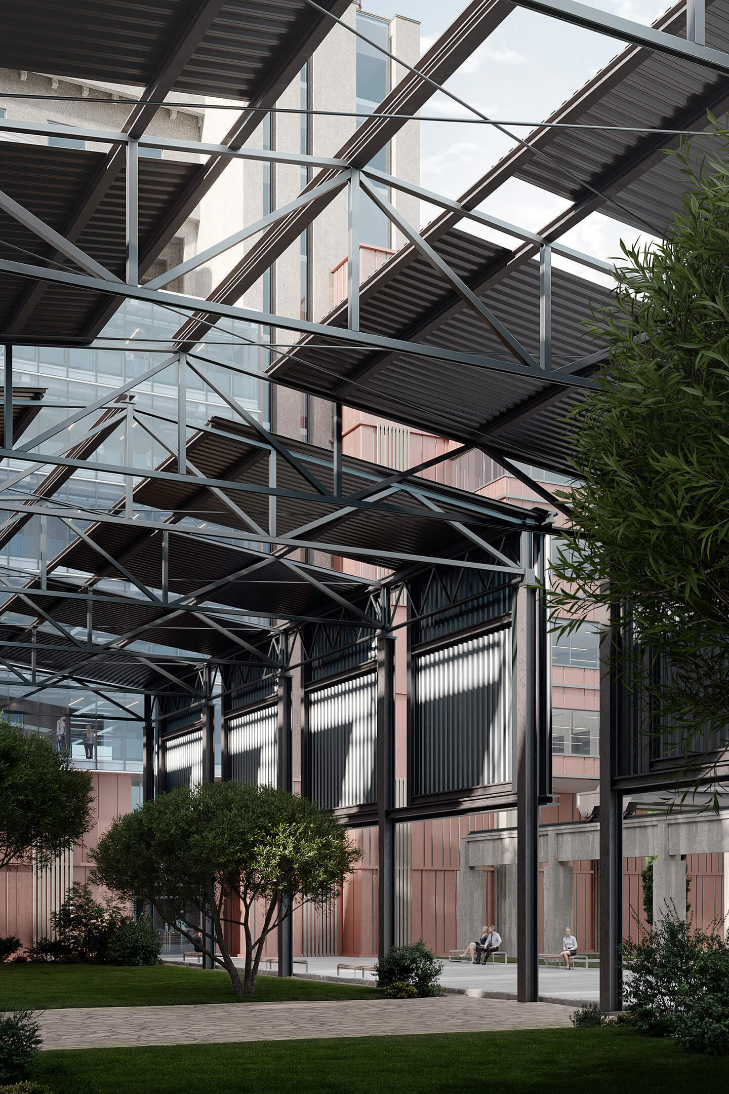 Sustainability Features Visualization in Industrial CGI